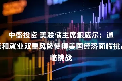 中盛投资 美联储主席鲍威尔：通胀和就业双重风险使得美国经济面临挑战